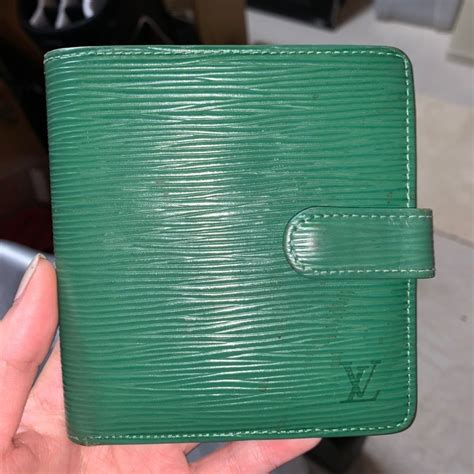 lv wallet green